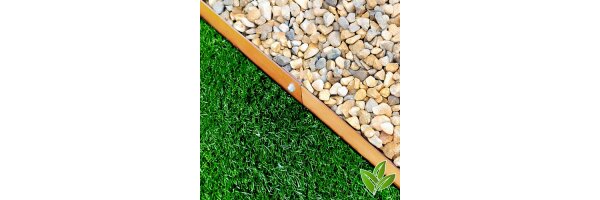 Rasenkante Cortenstahl