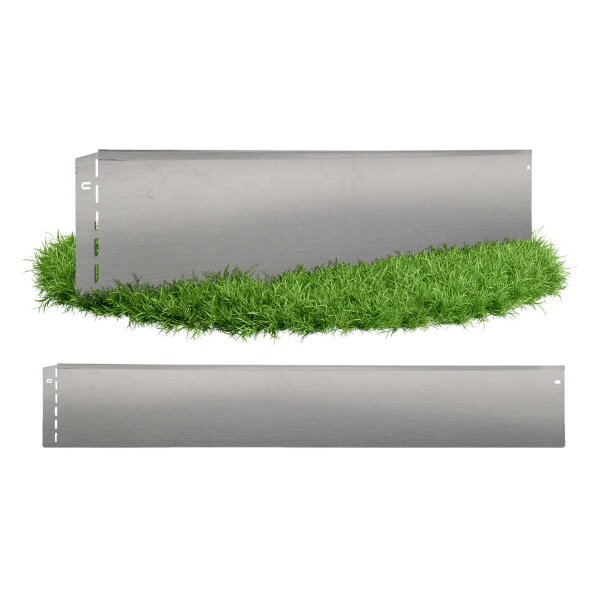 GartenAZ Metall Rasenkante verzinkt