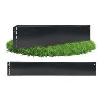 GartenAZ Bordure de pelouse métallique anthracite