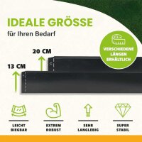 GartenAZ Metall Rasenkante anthrazit in zwei verschiedenen Grössen erhältlich
