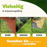 GartenAZ Metall Rasenkante verzinkt 103x20cm Nutzlänge 100cm