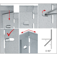 GartenAZ Metall Rasenkante anthrazit 103x13cm Nutzlänge 100cm