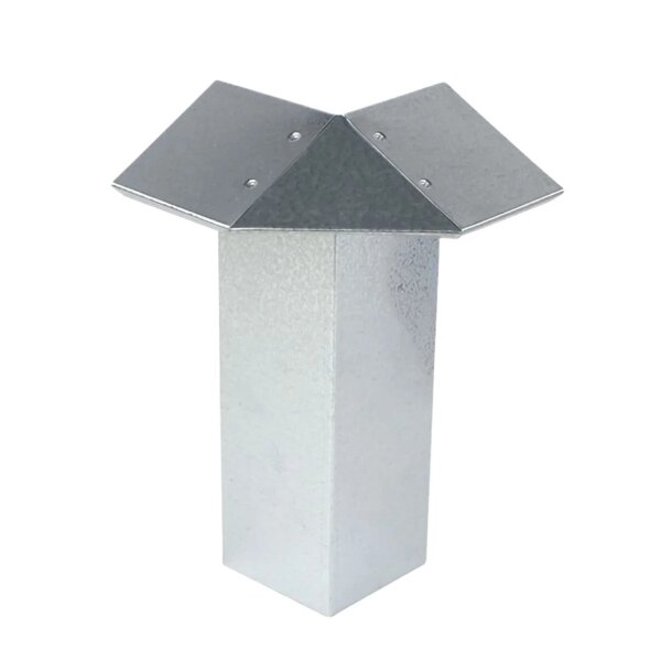 innogard Aussenecke 90° für Schneckenzaun Feuerverzinkt