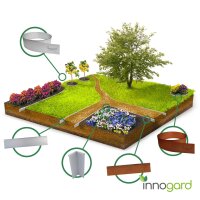 innogard - Rasenkantenband Galvalume AZ® 15 x 0,1 cm - Länge: 15 m