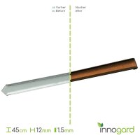 innogard - Erdanker für Rasenkantenband Corten