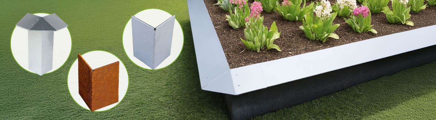 Präzise Eckverbindungen aus Cortenstahl und verzinktem Material